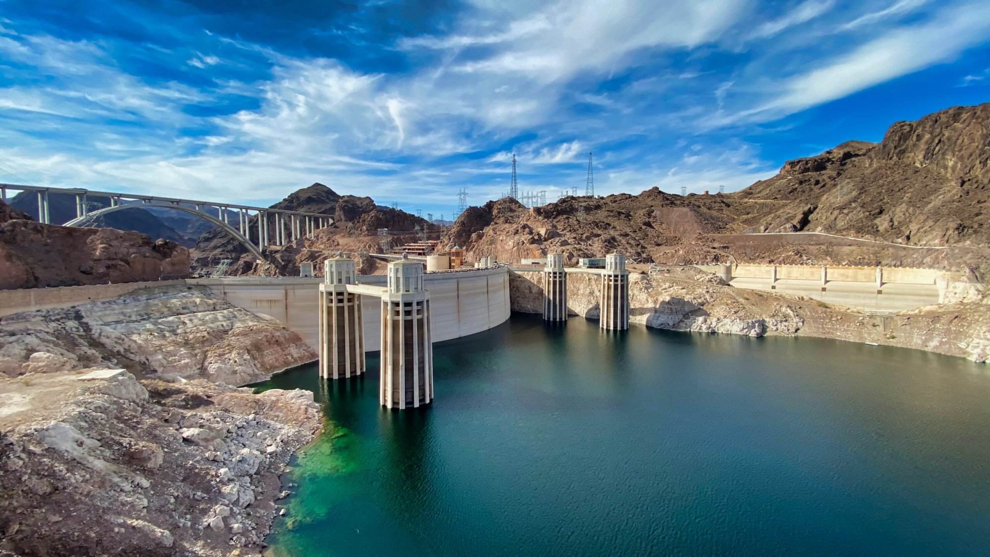 View of Hoover Dam in Nevada