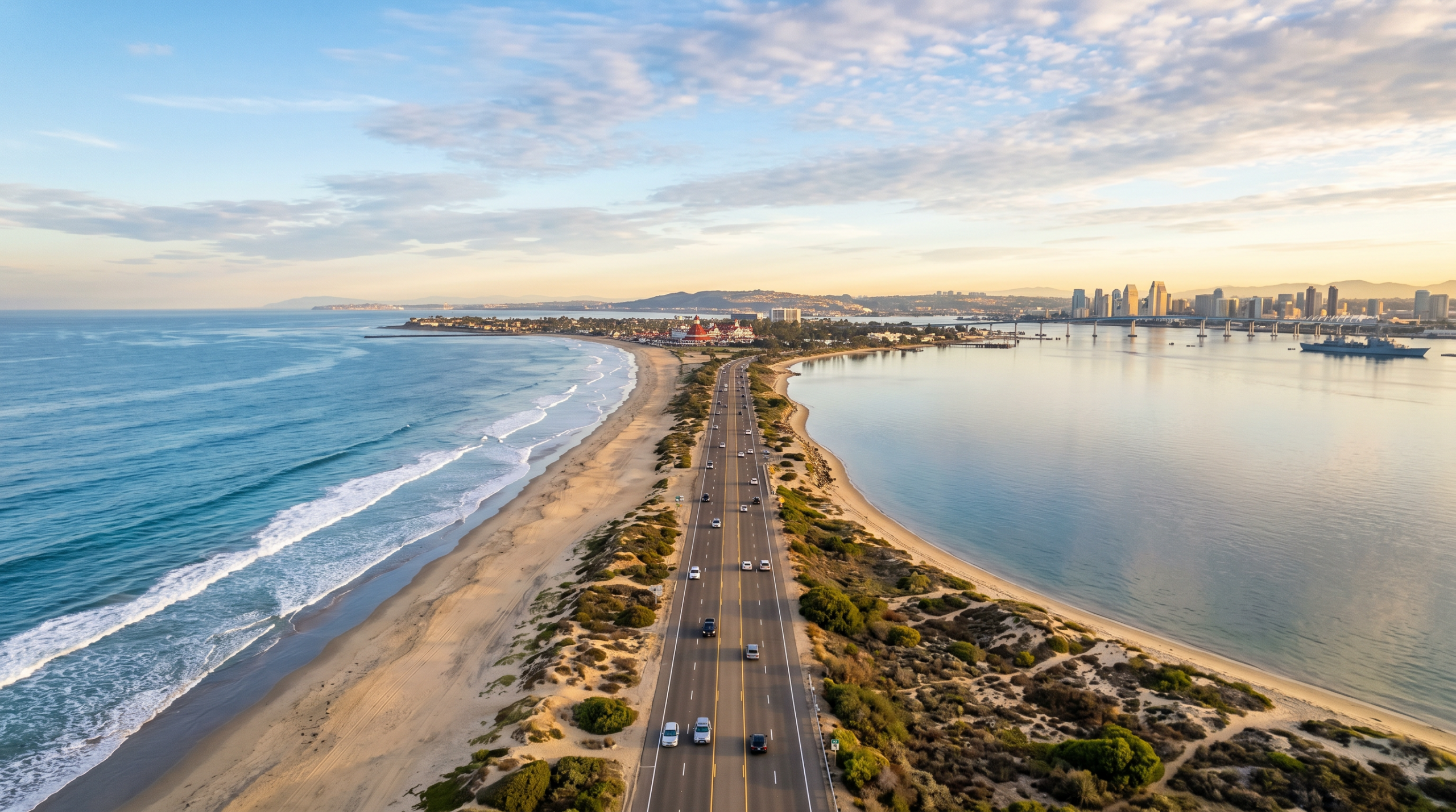 Silver Strand Half Marathon, 10 Miler, 12K & Veterans Day 5K - Run the only U.S. race with ocean on one side and bay on the other — the Silver Strand Half Marathon
