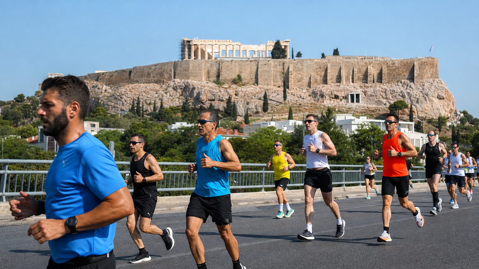 Athens Marathon. The Authentic