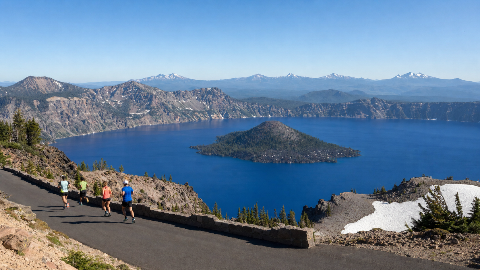 Crater Lake Rim Runs
